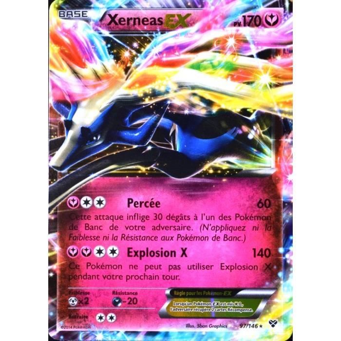 Carte Pokemon 97 146 Xerneas Ex 170 Pv Xy Cdiscount Jeux Jouets