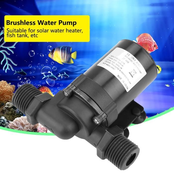 Pompe à eau solaire haute température sans balais, 12V Pompe à eau solaire haute température sans balais, 12V