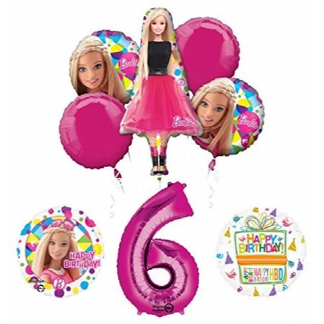 Fournitures De Fete Barbie 6eme Anniversaire Et Decorations De Bouquet Ballon Rx4wr Cdiscount Maison
