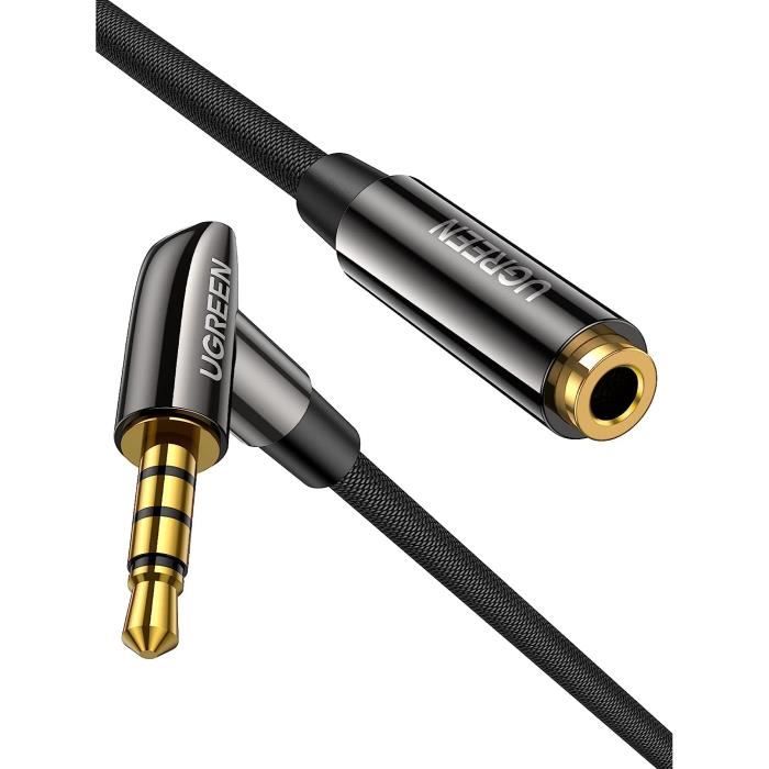 Câble Rallonge Jack (3,5 mm) GEMBIRD CCA-423-5M 5 m | Leroy Merlin