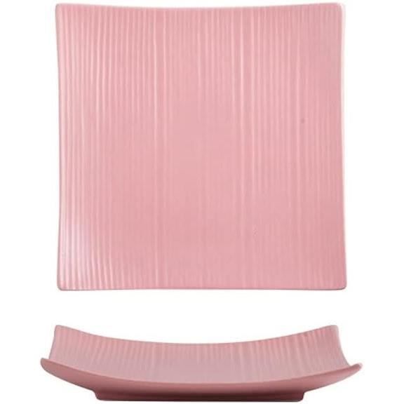 LI-Assiettes de dîner en Porcelaine en Porcelaine en 4 pièces, Assiette