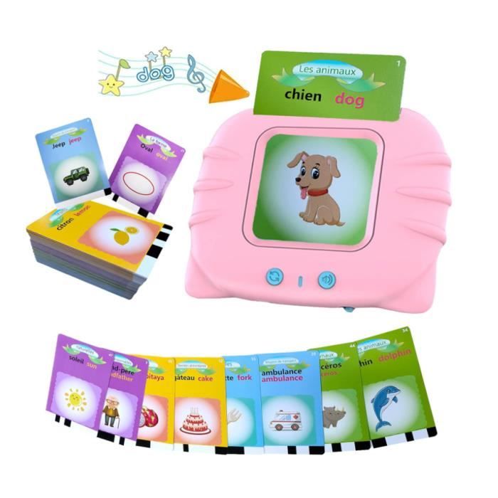 Cartes Éclair Parlantes pour Tout-Petits avec 224 Mots de Vocabulaire, Jouets Montessori, Orthophonie, Jouets Sensoriels pour l'Autisme, Cadeaux Éducatifs d'Apprentissage Cartes Éclair Parlantes pour Tout-Petits avec 224 Mots de Vocabulaire, Jouets Montessori, Orthophonie, Jouets Sensoriels pour l'Autisme, Cadeaux Éducatifs d'Apprentissage