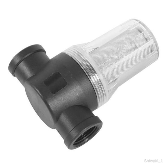 Kit Filtre à Eau 3/4" Avec 2 Corps + 6 Inserts + 4 Adaptateurs - Pour Nettoyeur Haute Pression, Arrosage Jardin, Camping-car - Filtration Jusqu'à 0,25 Mm