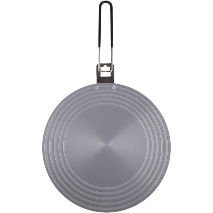 Plaque Adaptateur Induction En Inox - Convertisseur Pour Plaques à Gaz - Tailles 13 à 28 Cm Avec Poignée