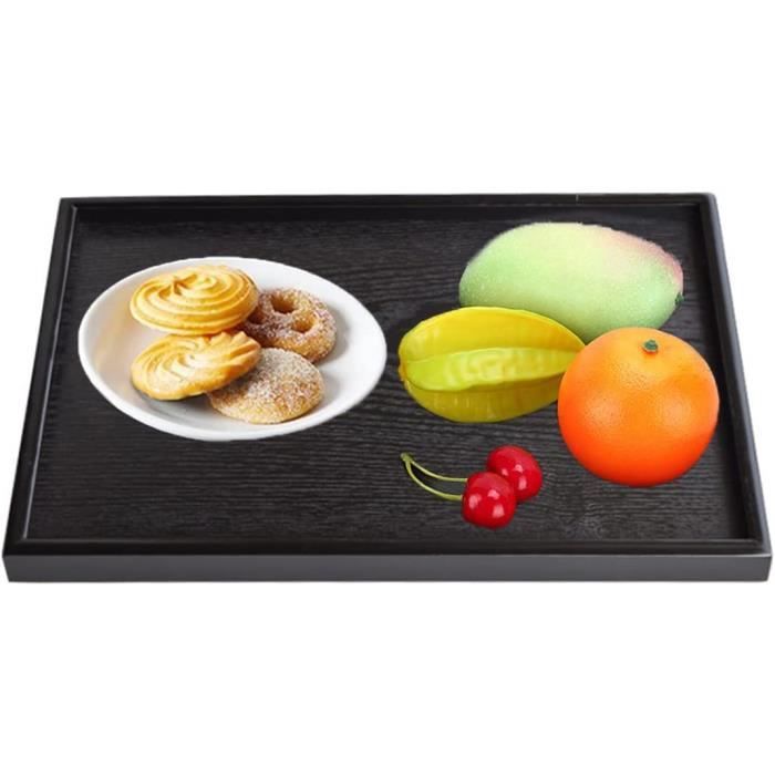 Plateau de service lumineux à LED, forme ronde, rechargeable