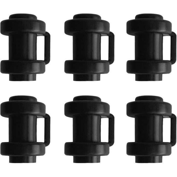 Lot De 6 Embouts Caoutchouc Pour Pieds De Trampoline - Antidérapants, Réduction Bruit Et Vibrations - 12