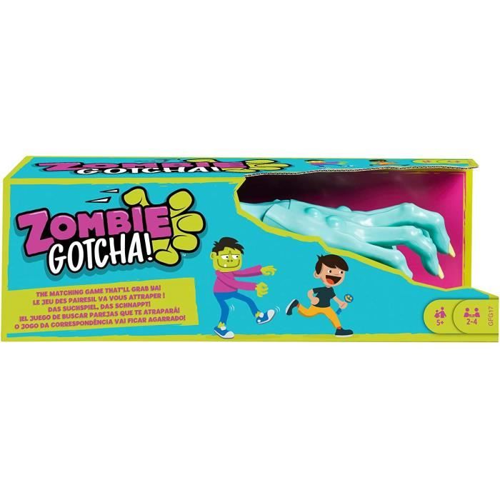 Zombie Gotcha jeu de socit et de cartes avec main de zombie pour enfants de 5 ans et plus GFG17[10131]