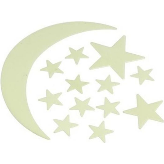 Lune Etoile Stickers Phosphorescents Glow In The Dark Cdiscount Maison Lune Etoile Stickers Phosphorescents Glow In The Dark Cdiscount Maison