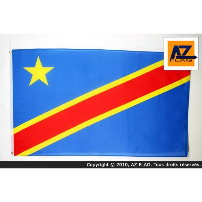 Drapeau République Démocratique du Congo 150x90…