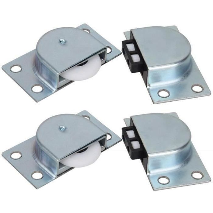 Placard Roulette Porte Coulissante Set De 2 Achat Vente Porte