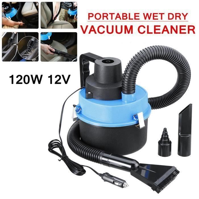 Aspirateur de voiture 12V eau et poussieres sur allume cigare