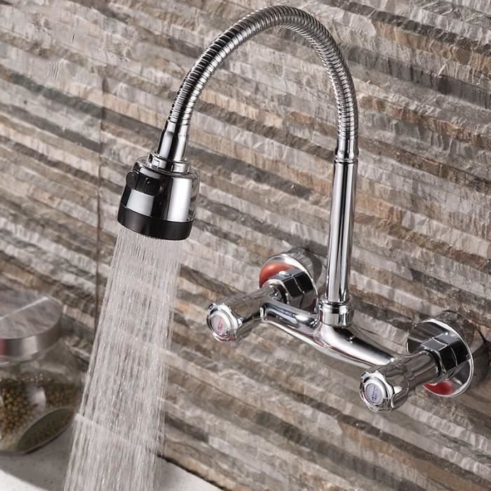 Flexible Robinet Mitigeur Mural Laiton Chrome Bo20581 Achat