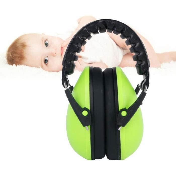 Casque bébé anti bruit, pvc éponge réglable enfants cache-oreilles  protection auditive réduction du bruit casque de sécurité 1 pcs - Cdiscount  Bricolage