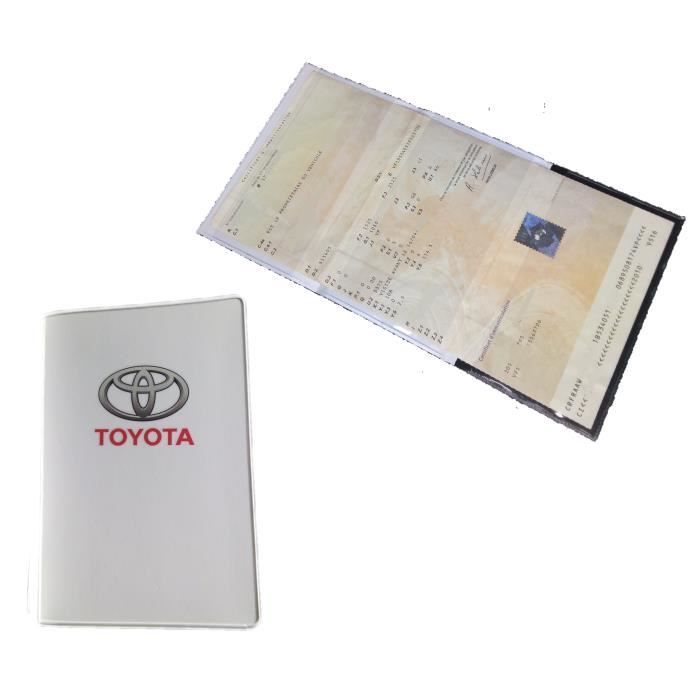 Etui en gomme Souple TOYOTA 3 Volets pour Carte Grise Voiture Pochette Porte Carte Cdiscount Bagagerie Maroquinerie