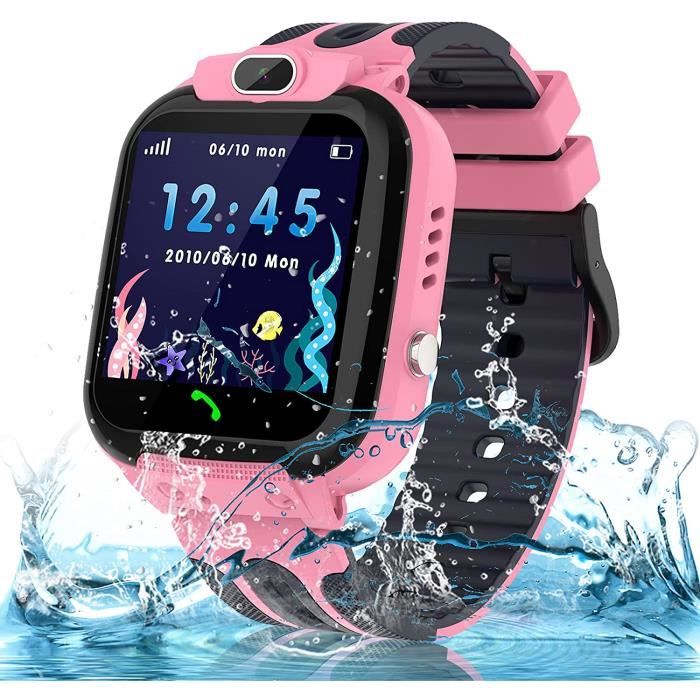 Montre Connectée Enfant EUNICECG Avec GPS, Appels, SOS Et Jeux - Étanchéité IP68, Appareil Photo - Pour 4 à 13 Ans, Idéale Pour La Sécurité Et Le Jeu