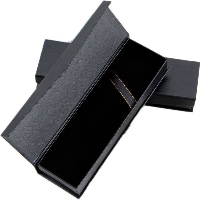 Boîte à Crayons Métallique Rectangulaire - Étui Simple Gris 20.5x6x2 Cm - Fournitures Scolaires, Bureau - 6