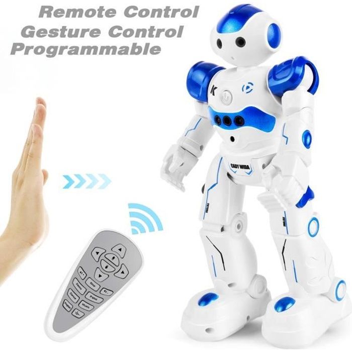 Robot Jouet Enfant - Cdboost - Programmable Télécommandé - Bleu -  Rechargeable USB - Mixte - 4 ans - Cdiscount Jeux - Jouets