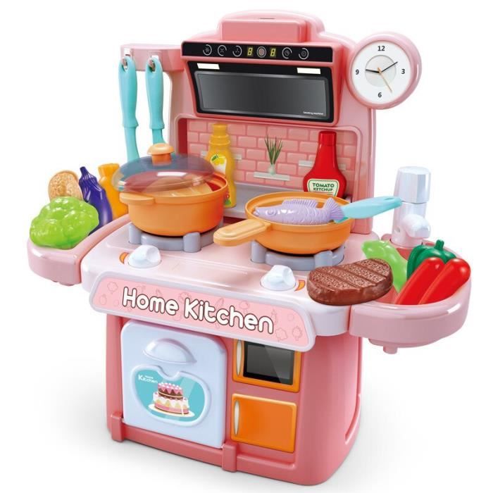 Jouets de cuisine enfant semblant vaisselle nourriture ensemble jeu rôle sans danger ustensiles de cuisine