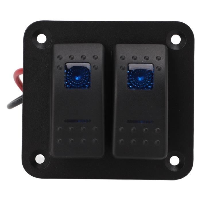 Interrupteur à Bascule 30A 4 Broches - Pour Bateau, Camping-Car, Électrique - 29x22mm