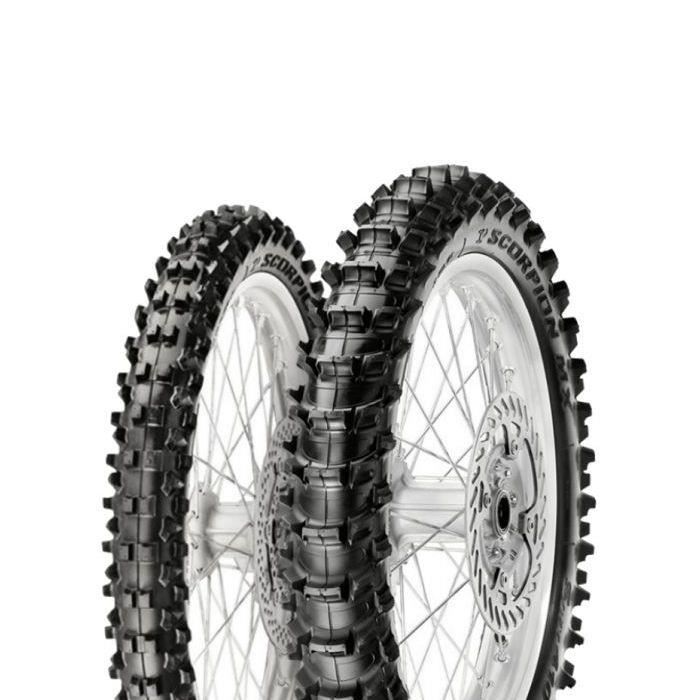 PIRELLI 100/90 - 19 NHS 57M SCORPION MX SOFT - Pneu Moto Cross Été