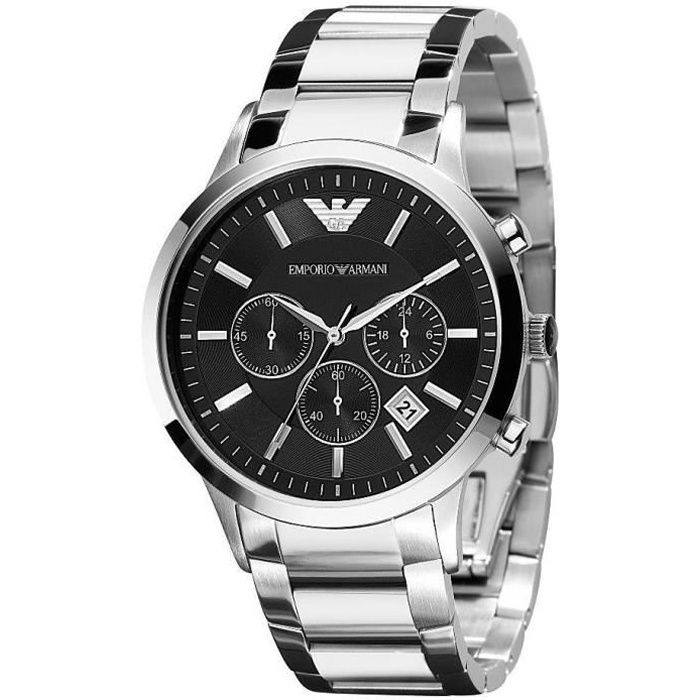 Montre armani online homme acier