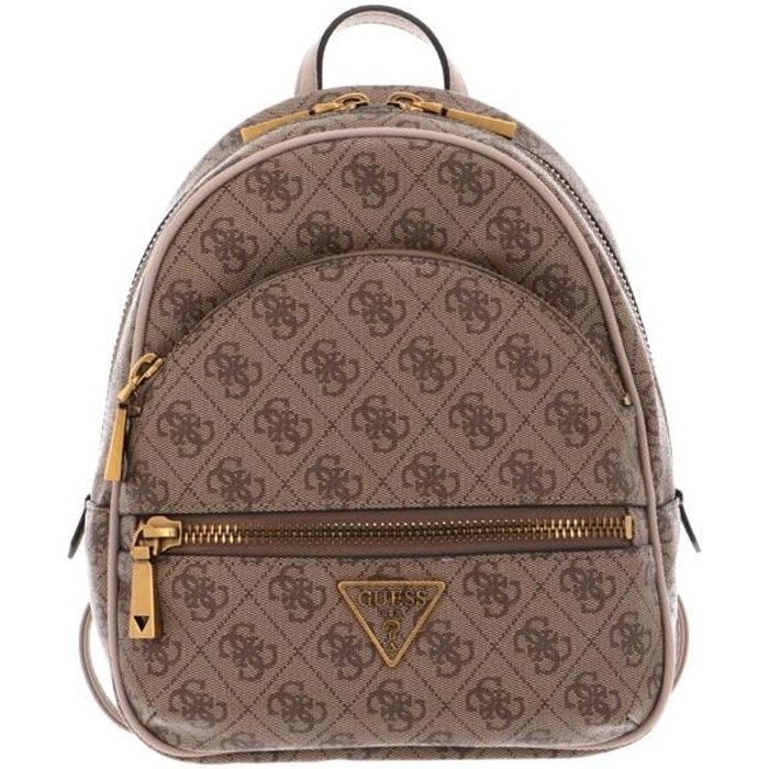GUESS Manhattan Backpack Latte Logo 134412 sac dos sac a dos