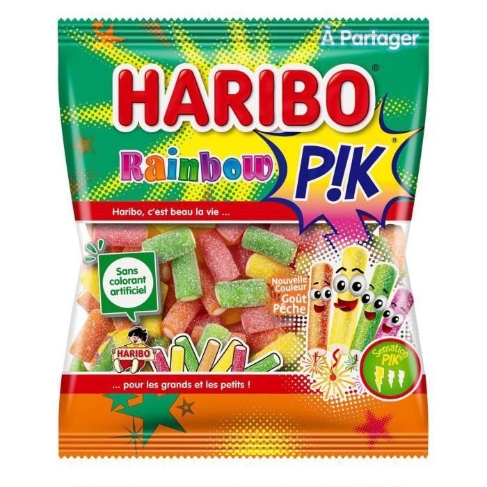 LOT DE 2 - HARIBO - Bonbons Rainbow Pik - sachet de 200 g