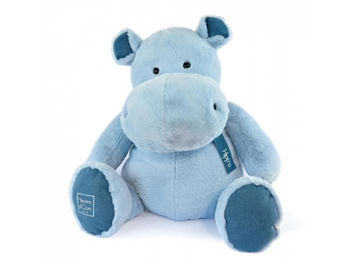 Histoire D'Ours - Peluche Medusa Gigante - 60x35 Cm - Blu Morbido - Tesori Marini HO3033 - Regalo Per Bambini