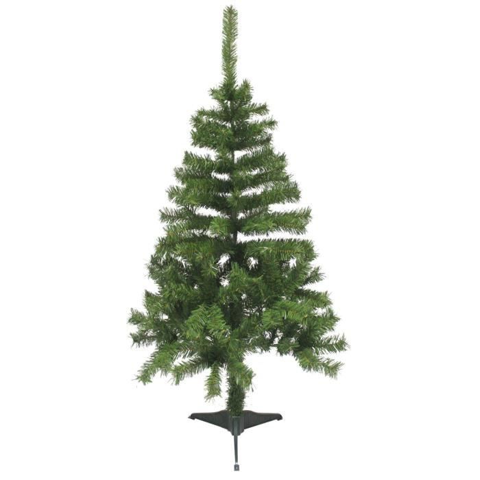Vert Nature matériau PVC avec Pied en métal 120 cm, PVC Vert SAILUN 120 cm Arbre de Noël Artificiel Sapin