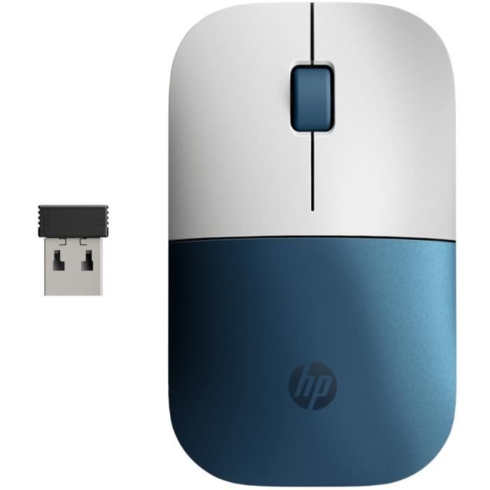 HP Souris sans fil Z3700 Forest – Bleu vert forêt