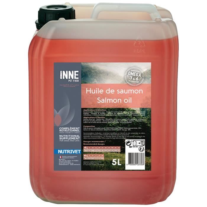 bordillo Amoroso Empírico NUTRIVET Huile de saumon Inne - Pour chat et chien - 5 L - Cdiscount