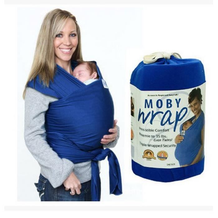 Echarpe Porte Bebe Avec Elastique Echarpe De Potager Sac A Dos Porte Bebe Nouveau Ne Bleu Cdiscount Puericulture Eveil Bebe