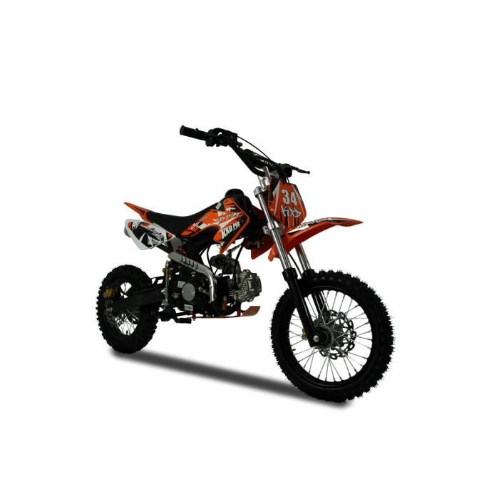 Dirt Bike Cross Bike Moto 125cc Modèle 607K 14" 12" OVP KXD MOTO orange