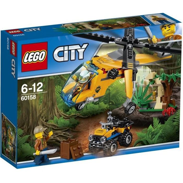 Acheter LEGO® City 60158 LHélicoptère de la Jungle Reconditionné - 114,99 € LEGO® City 60158 LHélicoptère de la Jungle Reconditionné - Lego reconditionné disponible sur Cdiscount Seconde Vie