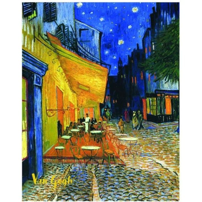 Van Gogh Reproduction de peinture célèbre sur toile, nuit étoilée sur