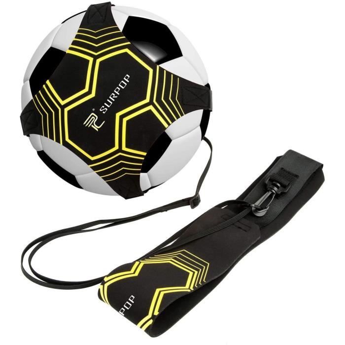 Entraîneur De Football Solo Avec Ceinture Réglable - Sangle Élastique Pour Améliorer Le Contrôle De Balle