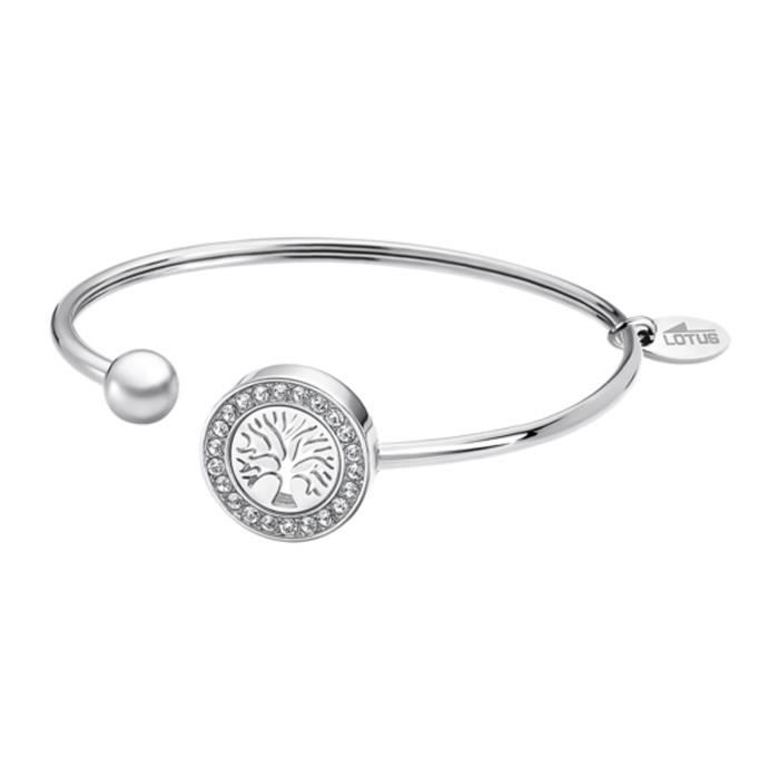 Jonc femme - Lotus - Bracelet jonc Lotus Style collection Rainbow arbre de  vie - Achat / Vente bracelet - gourmette Bracelet jonc Lotus Style coll  Acier Oxyde de zirconium - Cd