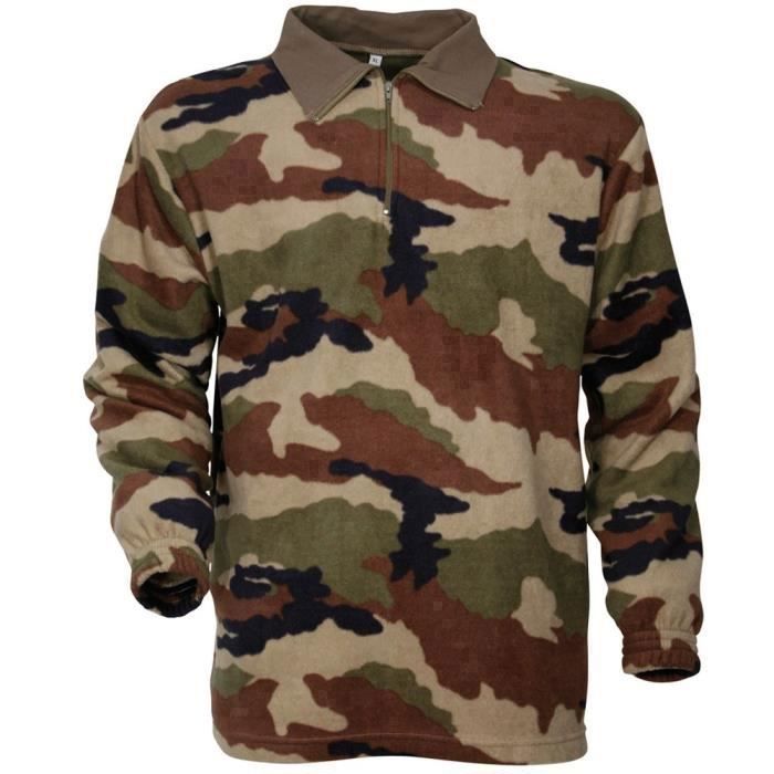 Chemise Gris Camouflage Homme Militaire Mi Saison Manches Longues Casual Gris camouflage - Prêt-à-Porter