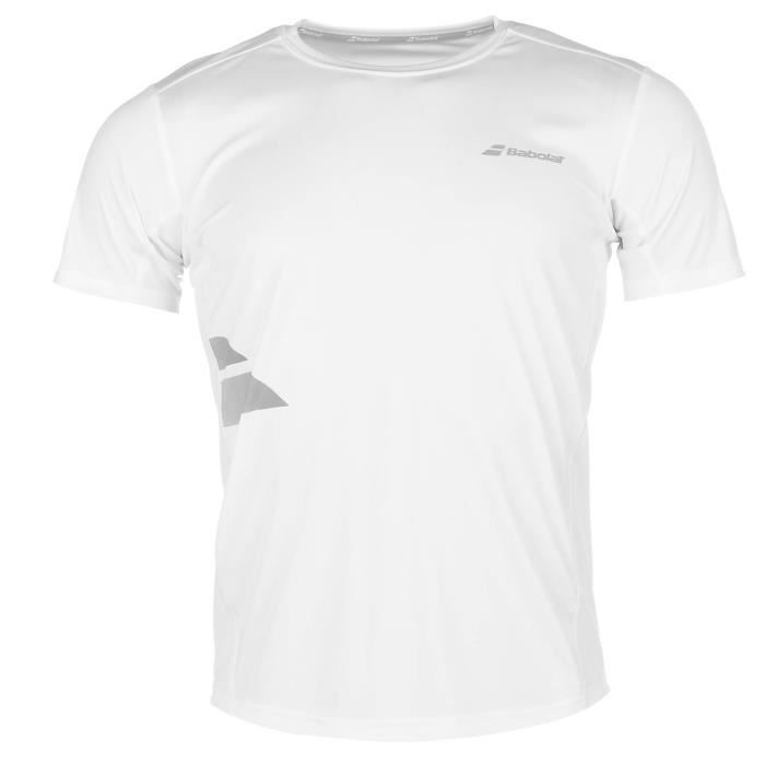 Babolat Homme Match Tennis T Shirt Sport Running Manche Courte