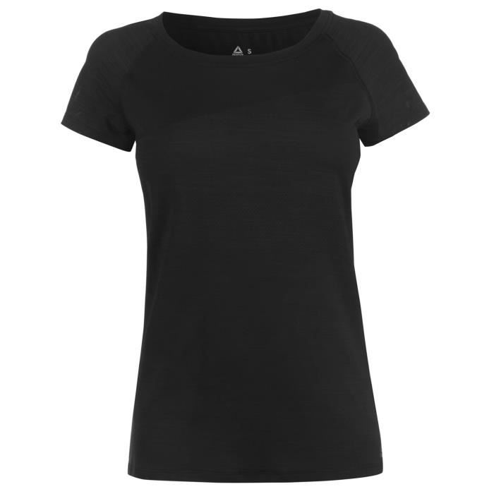 Visiter la boutique ReebokReebok T-Shirt d'entraînement à Manches Courtes pour Femme 