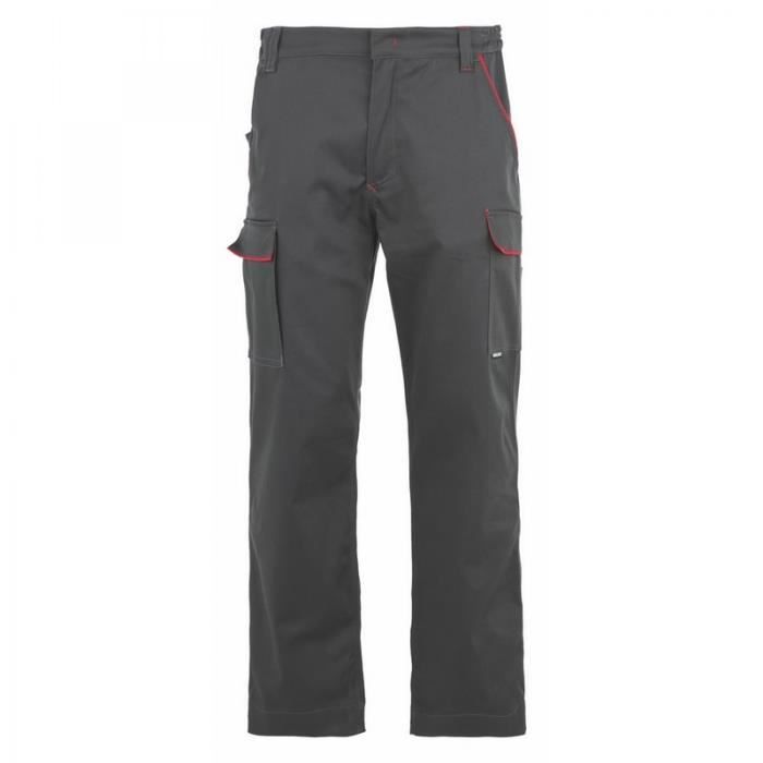 Pantalon de travail rouge outlet
