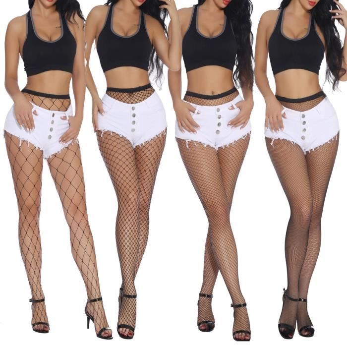 4 Paires Collant Resille Femme Bas Resille Collants A Taille Haute Filet De Peche Chaussettes Femme Mesh Bas Noir Noir 4 Paires Noir Cdiscount Pret A Porter