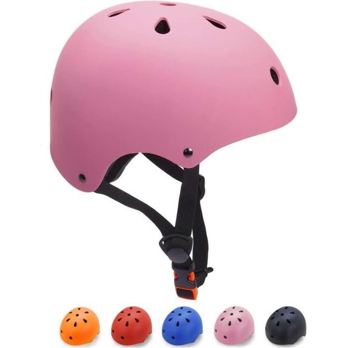 Casque vélo enfant - Rose et Bleu - Casque enfant Garçons/Filles