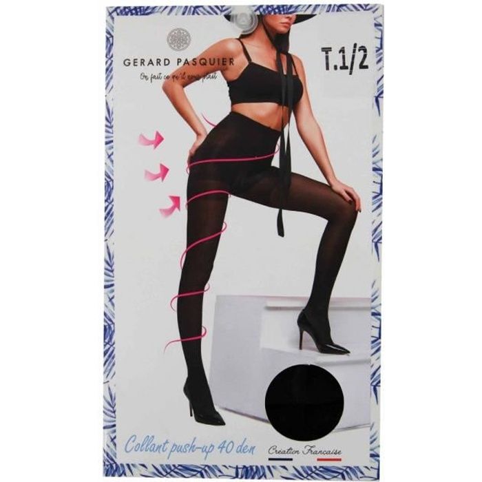Collant push up gp7040 t1 2 3 4 4 5 Femme GERARD PASQUIER Noir Cdiscount Chaussures