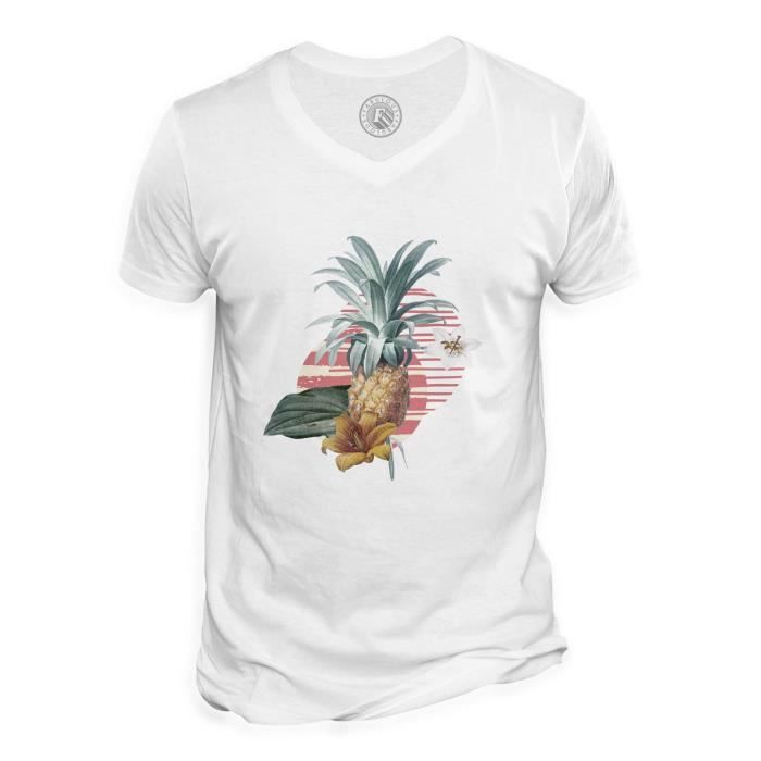 Tee shirt ananas homme outlet