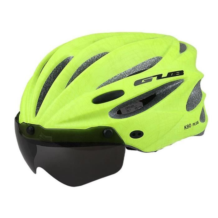 Casque Vélo Avec Lumière LED Et Visière Magnétique – Taille Réglable, Homme/Femme