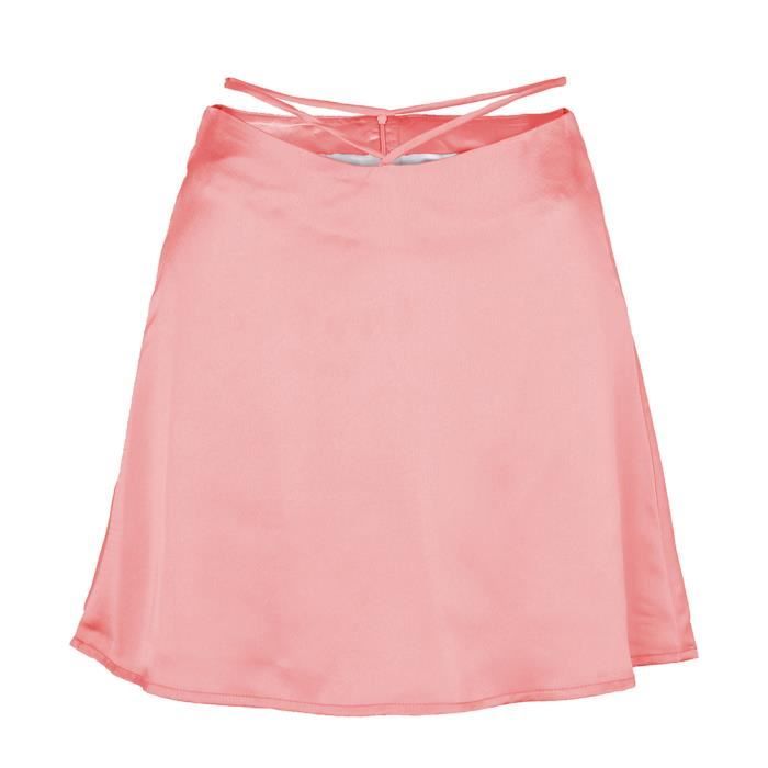 Jupe satin courte online