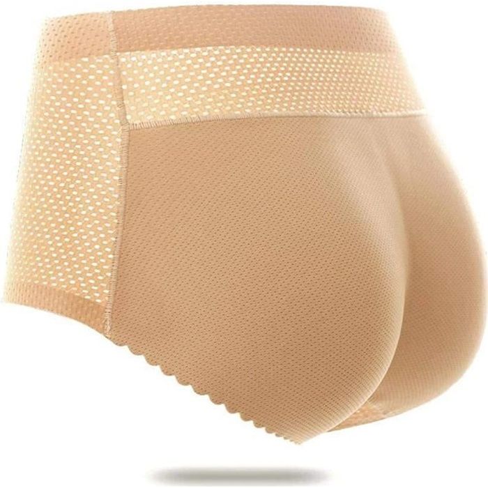 Culotte Push Up Remonte Fesse Rembourrée Invisible pour Femmes Beige Beige Cdiscount Prêtà
