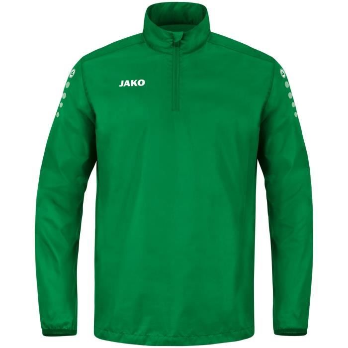 veste imperméable jako team - vert - homme - football - manches longues - montagne - imperméable