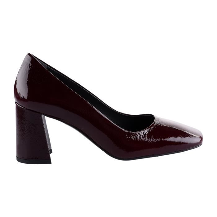 Escarpins femme MAJORELLE Rouge bordeaux verni 39 Achat Vente Escarpins femme MAJORELLE pas cher Cdiscount